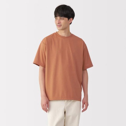 Muji Men's UV Protection Quick Dry Crew Neck T-Shirt