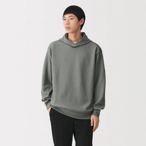 Muji UV Protection Pullover Hoodie Men's Sweatshirt