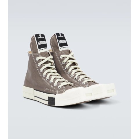 Rick Owens Converse Turbodrk Hi Canvas Sneakers