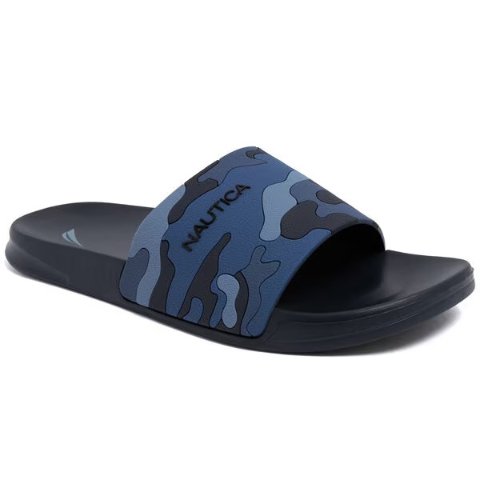 Nautica Logo Slide Sandal