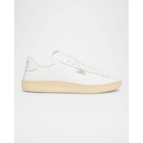 Valentino Garavani Royco VLogo Leather Low-Top Sneakers
