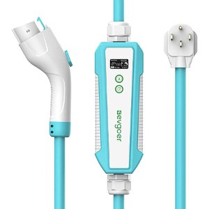 EG evgoer Level 2 Portable EV Charger 8-40A 240V 20ft Cable J1772 Compatible