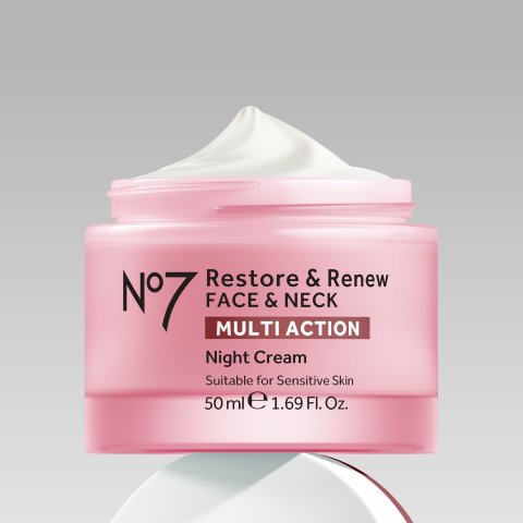 No7 Restore & Renew Night Face & Neck Cream