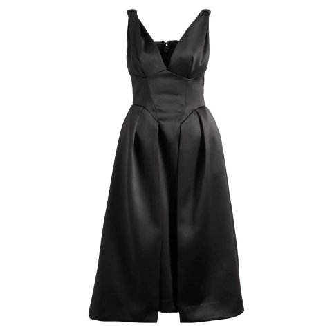 House of CB Paloma Satin Midi Dress