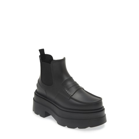 Alexander Wang Carter Chelsea Rain Boot Black Women