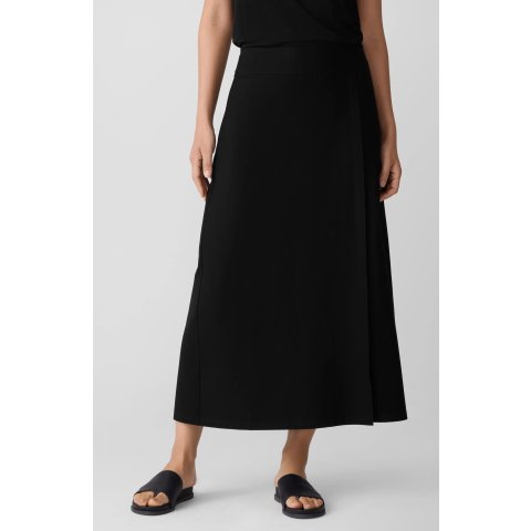 Eileen Fisher Wrap Front Midi Skirt Women