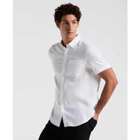 Original Penguin Washed Linen Pocket Shirt