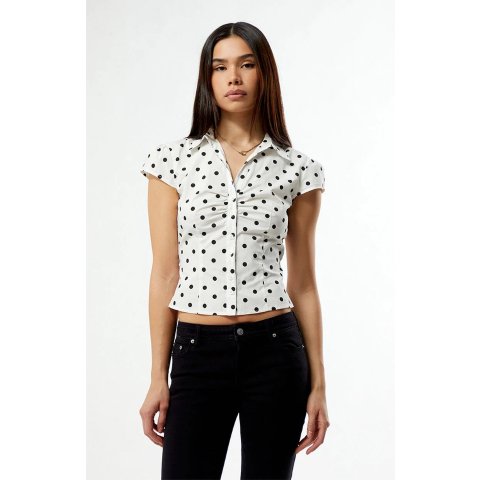 Audrey Button Up Collar Shirt