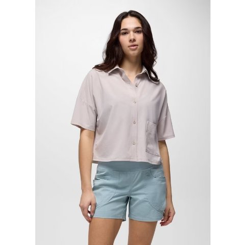 Prana Railay Short Sleeve Button Down Women's Shirt