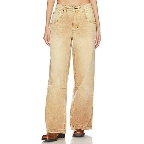 Jaded London Colossus Baggy Jeans Sand