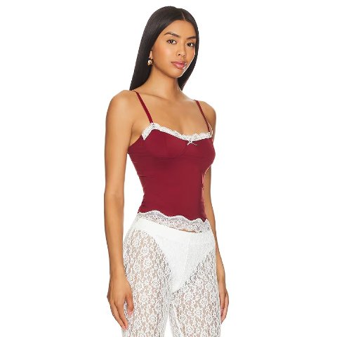 Lioness Top Model Cami Burgundy