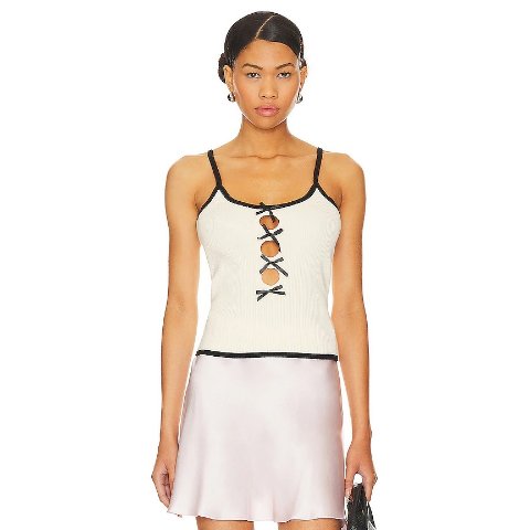 Lioness Kiss Me Cami Top Bone