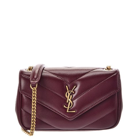 Saint Laurent Loulou Mini Leather Crossbody