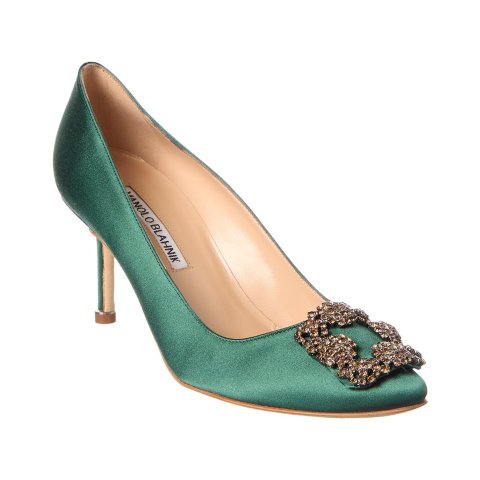 Manolo Blahnik Hangisi 70 Satin Pump