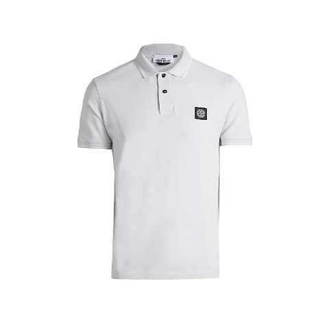 Stone Island Stretch Cotton Polo Shirt