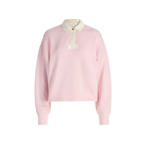 Rag & Bone Terry Vintage Oversized Polo Sweatshirt