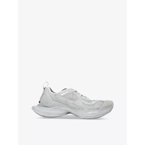 Balenciaga Circuit Faux-Leather Mesh Low-Top Trainers