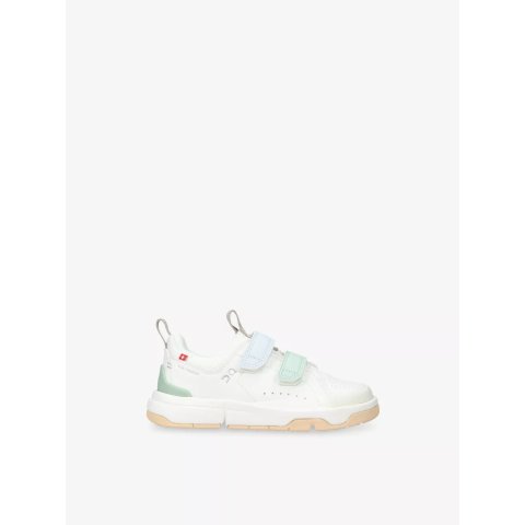 The Roger Kids Leather Low-Top Trainers