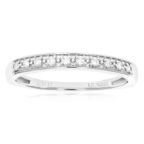 VIR JEWELS Lab Grown Diamond Ring Sterling Silver