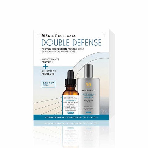 SkinCeuticals Double Defense: Silymarin CF + Physical Fusion UV Defense