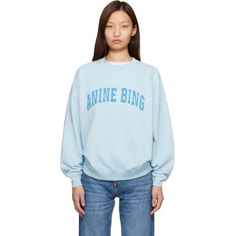 anine bing Miles Blue Sweatshirt