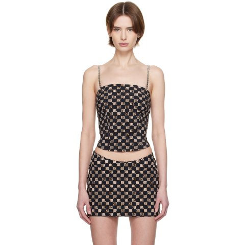 MISBHV Black Spaghetti Top