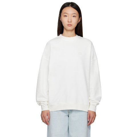 anine bing Miles Monogram Sweatshirt Off-White