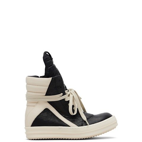 Rick Owens Black Temple Geobasket Sneakers