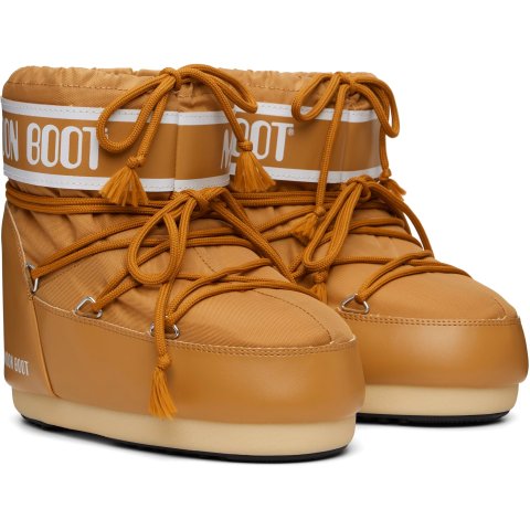 Moon Boot Icon Low Brown Nylon Boots