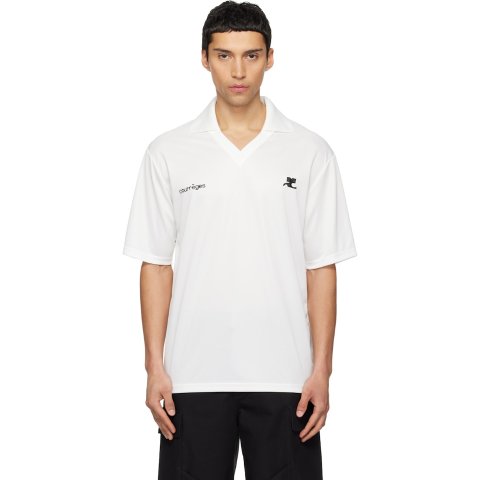 Courreges White Oversized Sports Polo