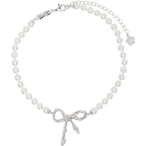 SHUSHU/TONG YVMIN Bow Pearl Necklace