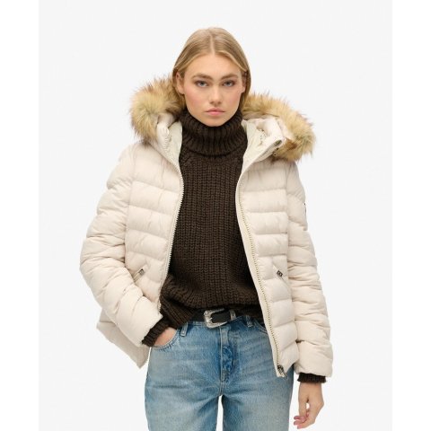Fuji Padded Jacket Faux Fur Hooded