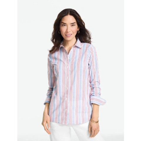 Talbots Shore Stripe Shirt