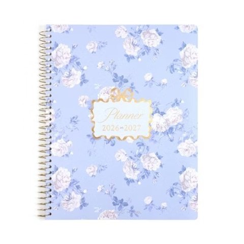LoveShackFancy Yoobi Monthly Weekly Planner 8.5"x11" Blue