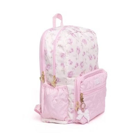 LoveShackFancy Ribbon Rosa Backpack Sterling Dusk