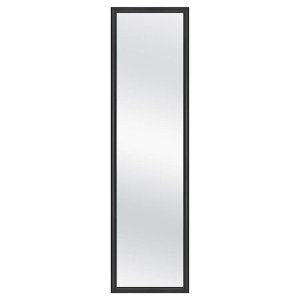 Room Essentials Framed Door Mirror Black or White 13.5 x 49.5 Inch