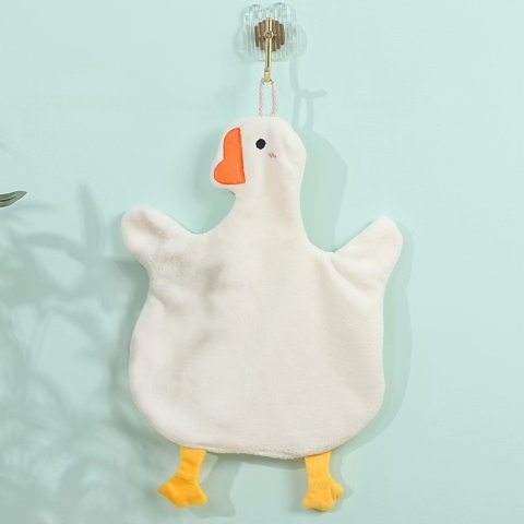 Cartoon Duck Hanging Hand Towel 1pc