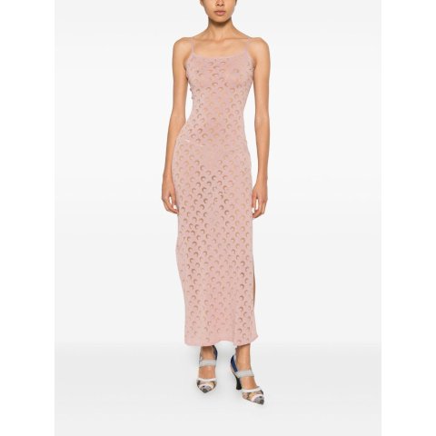Marine Serre Moon Devore Long Dress