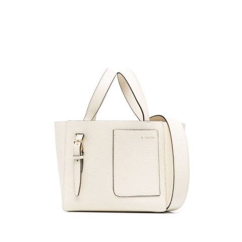 Valextra Mini Leather Bucket Bag