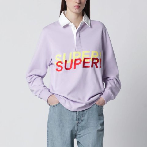 JW Anderson Super Super Polo Shirt Lilac