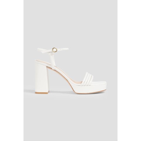 Gianvito Rossi Lena Leather Platform Sandals