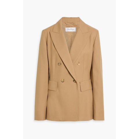 Max Mara Osanna Double-Breasted Wool-Twill Blazer