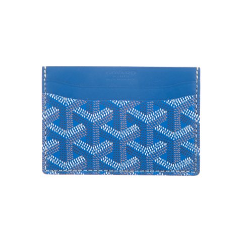 Goyard Goyard Printed Card Holder Blue