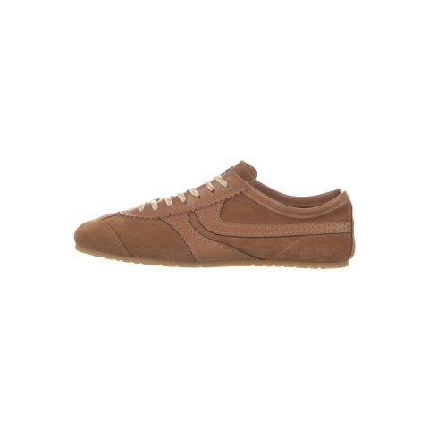 Dries Van Noten Athletic Sneakers Suede Brown