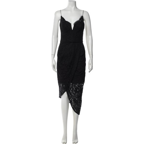 Zimmermann Zimmermann Pre-owned Lace Midi Dress Black