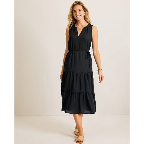 Tommy Bahama Palm Shores Linen-Blend Sundress