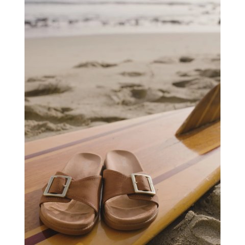 Toms Marin Women's Slide Sandal Brown Sugar Nubuck