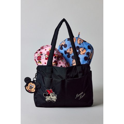 Baggu Disney BAGGU Small Cloud Carry-On Embroidered Minnie Mouse