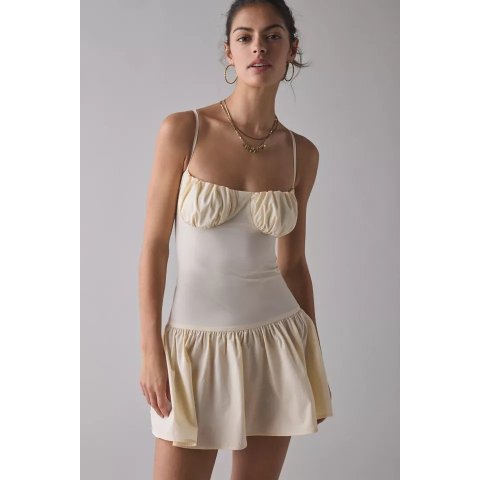 UO Lush Life Voluminous Mini Dress