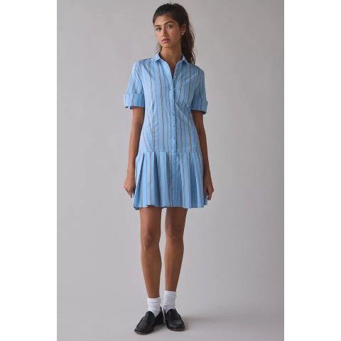 BDG Drop Waist Short Sleeve Mini Dress